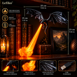 Lefiko™ Fire-Breathing Dragon Lamp