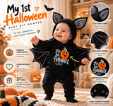 Lefiko™ My First Halloween Bat Romper