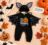 Lefiko™ My First Halloween Bat Romper